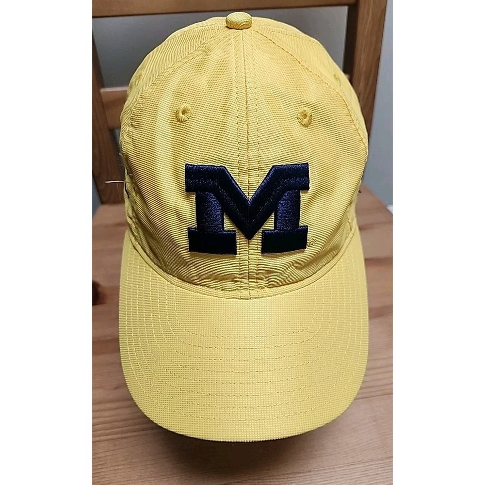 Adidas 2015 Michigan Athletics 150th Anniversary Hat Adjustable Maize Block M